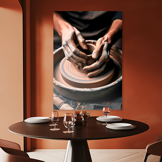 HANDS OF THE CREATOR (JEREMIAH 18:6) DECORATIVE PICTURE