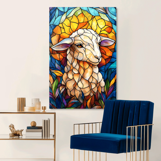 SACRED INNOCENCE (LAMB) DECORATIVE PICTURE