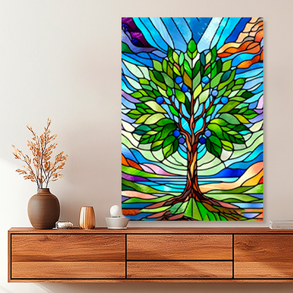 RAÍCES DE RECTITUD (ÁRBOL DE LA VIDA) CUADRO DECORATIVO