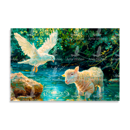 GUIDED BY THE SPIRIT (MATTHEW 3:13-17) DECORATIVE PICTURE