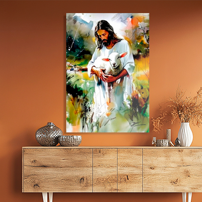 EL PASTOR DE LA PAZ (JUAN 10:14) CUADRO DECORATIVO