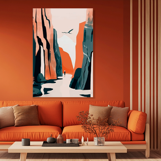 HE GUIDES ME (MINIMALIST) (PSALM 91) DECORATIVE PAINTING