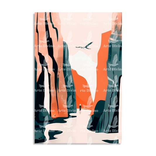 HE GUIDES ME (MINIMALIST) (PSALM 91) DECORATIVE PAINTING