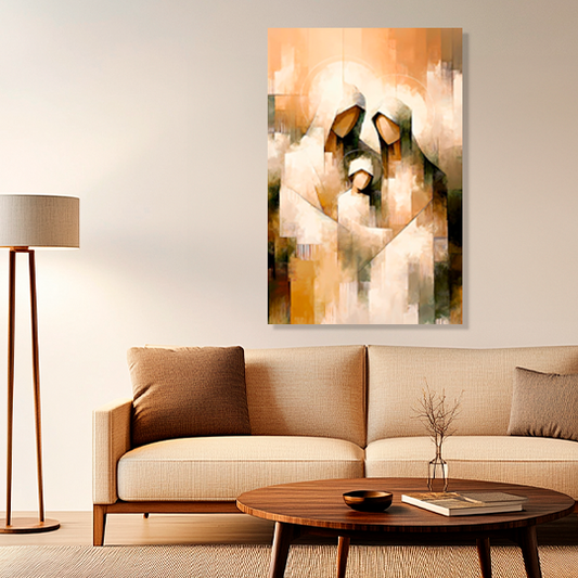 HOLY FAMILY (MATTHEW 1:18) DECORATIVE PICTURE
