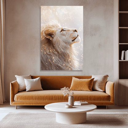 HEAVENLY MAJESTY (LION OF JUDAH) DECORATIVE PAINTING