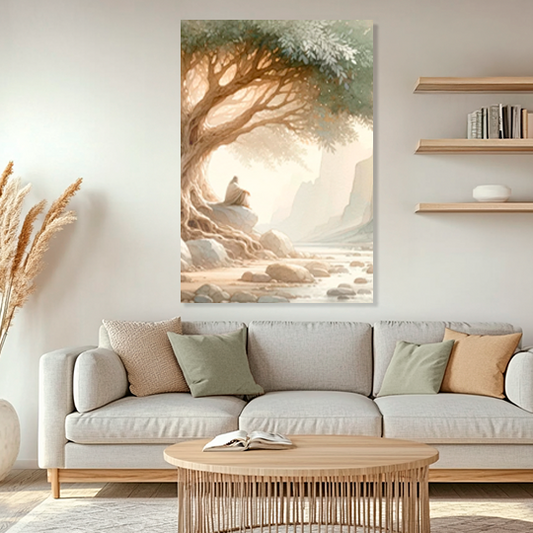 UNDER HIS SHADOW (PSALM 91) DECORATIVE PICTURE