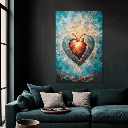 RENEW MY HEART (EZEKIEL 36:26) DECORATIVE PICTURE