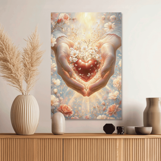 SHINING OF THE SOUL (EZEKIEL 36:26) DECORATIVE PICTURE