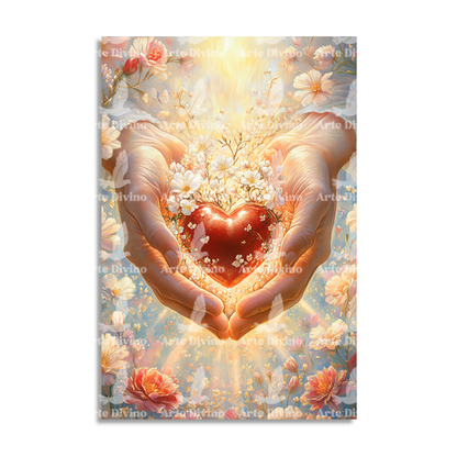 SHINING OF THE SOUL (EZEKIEL 36:26) DECORATIVE PICTURE