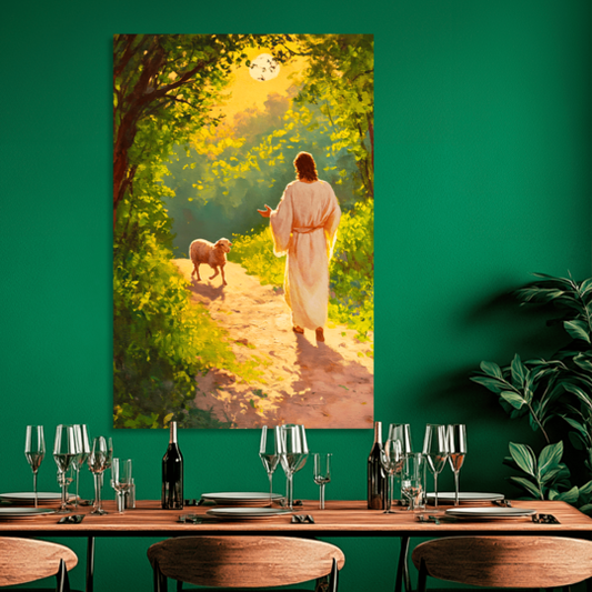 REENCUENTRO (LUCAS 15:4-7) CUADRO DECORATIVO