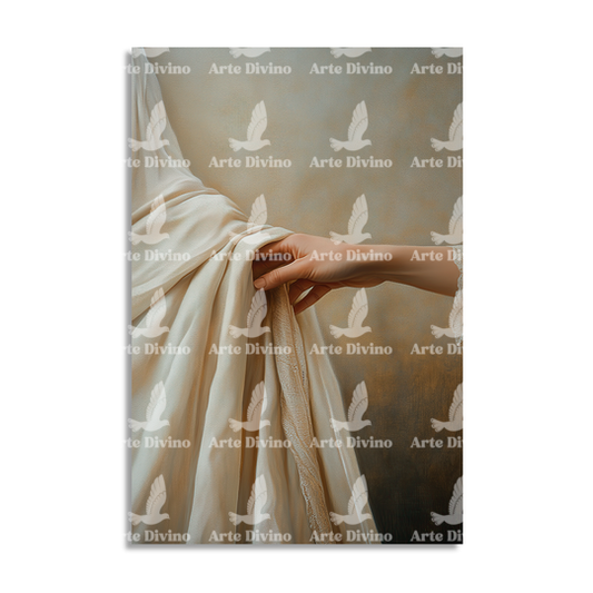 SACRED MANTLE (LUKE 8:40-56) DECORATIVE PICTURE
