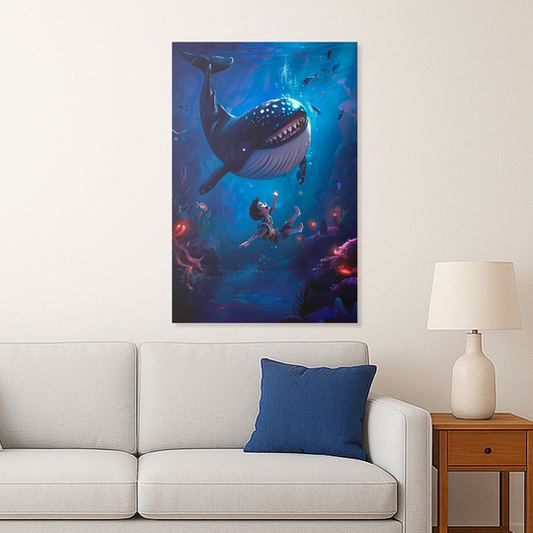 JONAH (JONAS 1:17) DECORATIVE PICTURE