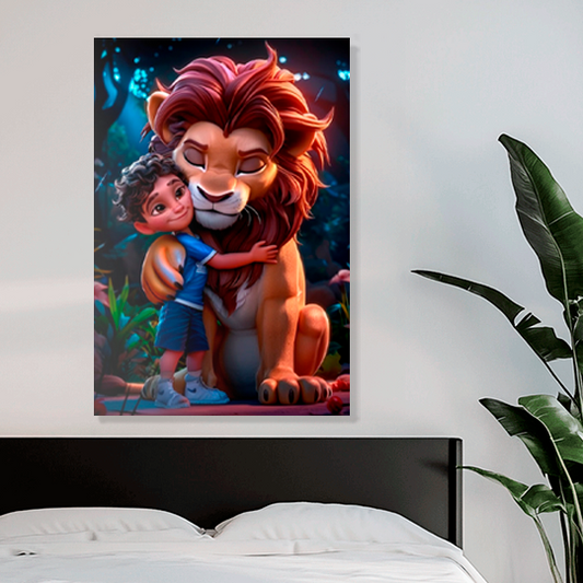 DANIEL AND THE LION (DANIEL 6:1-18) DECORATIVE PICTURE