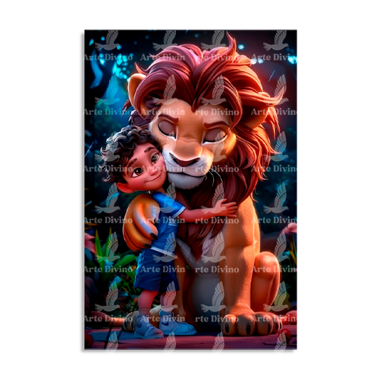 DANIEL AND THE LION (DANIEL 6:1-18) DECORATIVE PICTURE