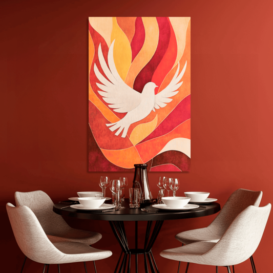FIRE OF THE SPIRIT (HOLY SPIRIT) DECORATIVE PICTURE