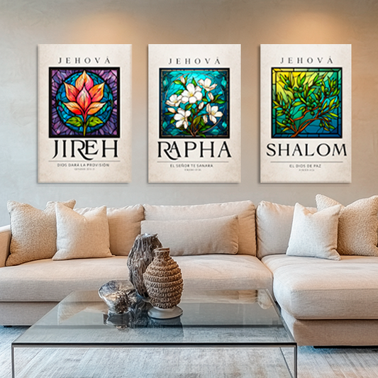 "JEHOVAH IS" DECORATIVE PICTURE SET