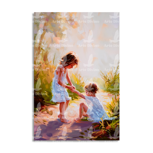 HANDS OF LOVE (MATTHEW 6:3-4) DECORATIVE PICTURE