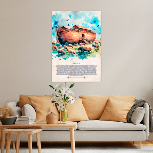 "Noah's Ark" watercolor (vertical)