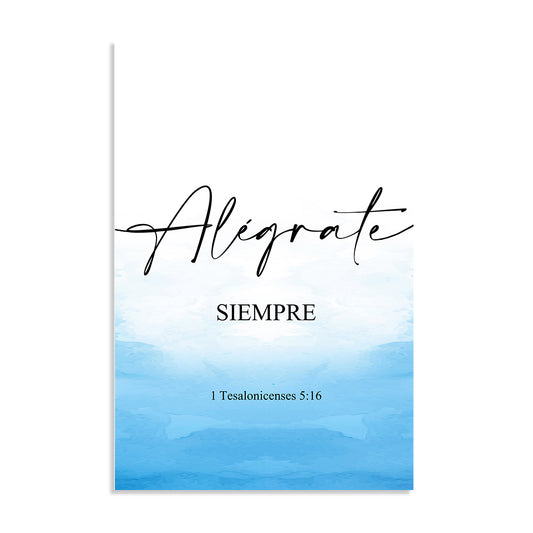 "REJOICE" decorative painting