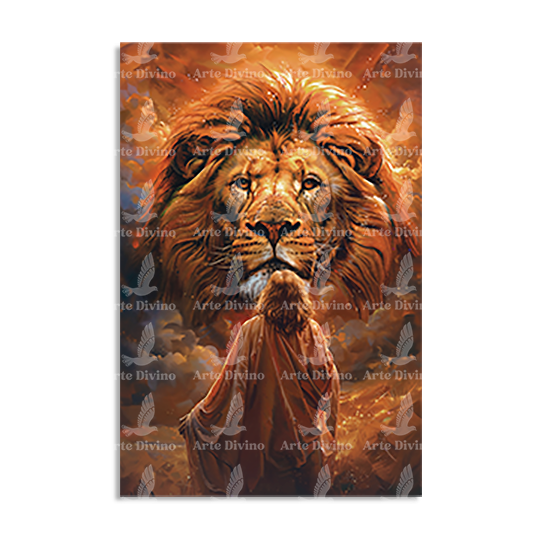 SHINING OF JUDAH (JESUS ​​AND LION) DECORATIVE PAINTING