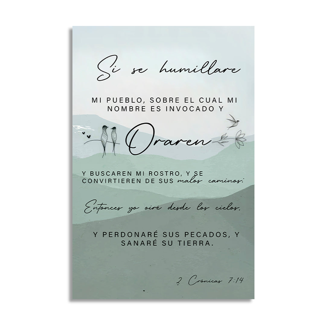 "2 CHRONICLES 7:14" decorative painting