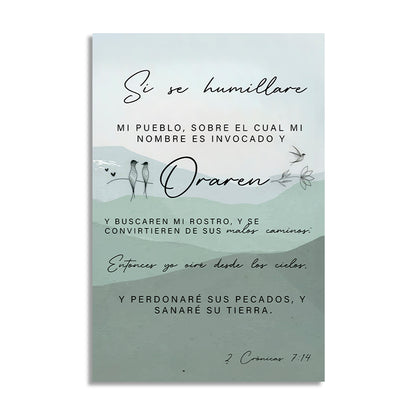 "2 CHRONICLES 7:14" decorative painting
