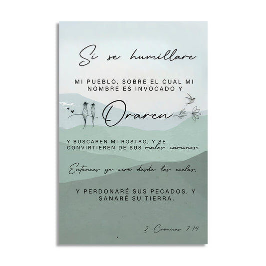 "2 CHRONICLES 7:14" decorative painting