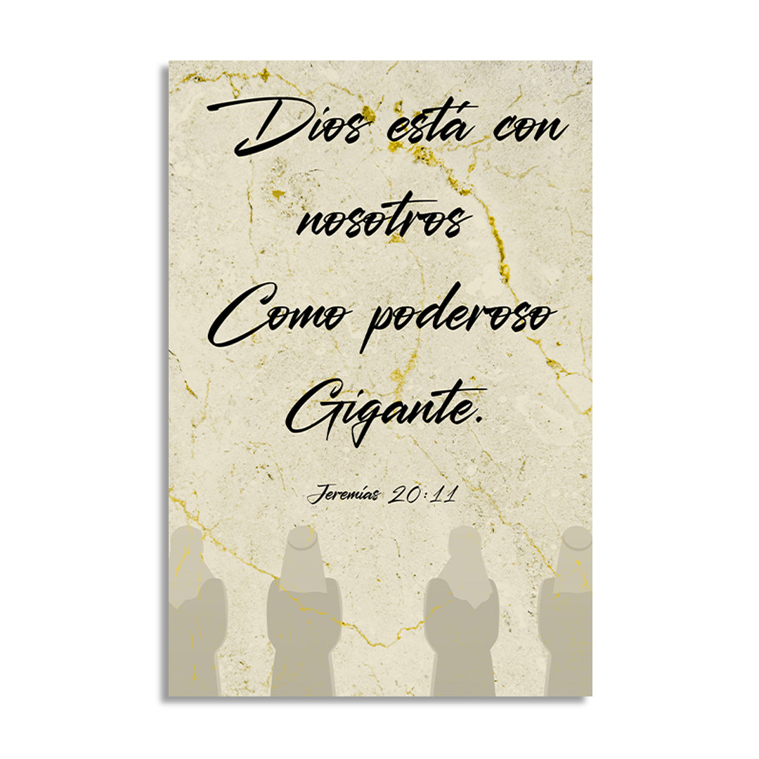 "JEREMIAH 20:11" decorative painting