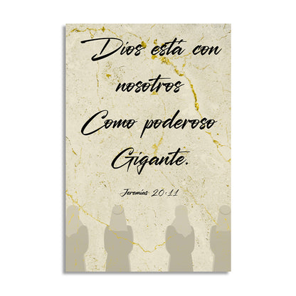 "JEREMIAH 20:11" decorative painting