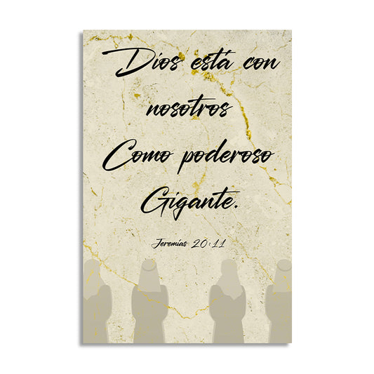 "JEREMIAH 20:11" decorative painting