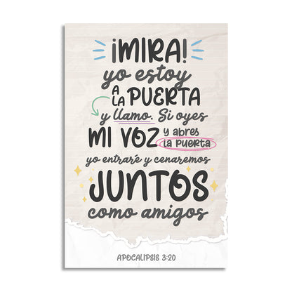 "REVELATION 3:20" decorative painting