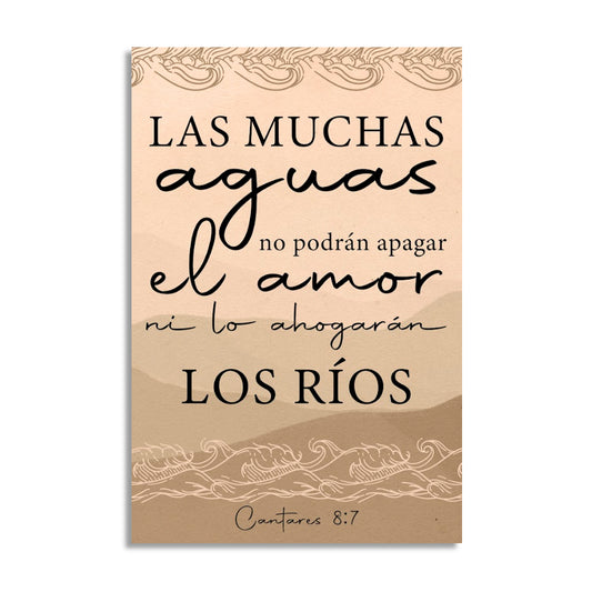 "SONGS 8:7" decorative painting