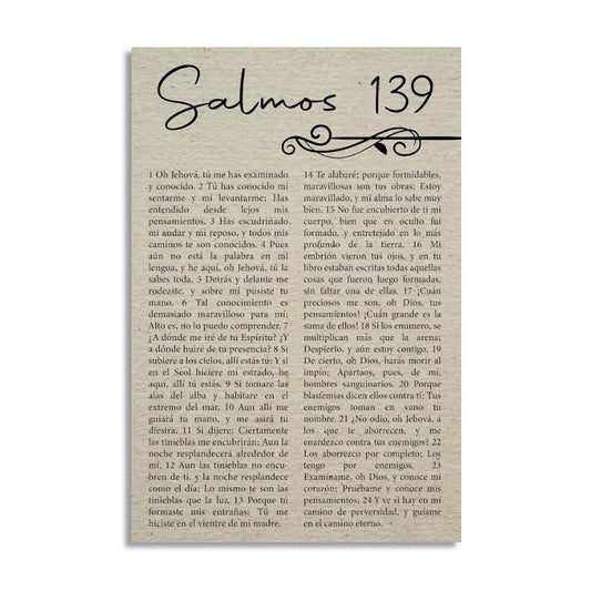 "PSALMS 139" decorative painting