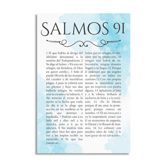 "PSALMS 91" decorative painting