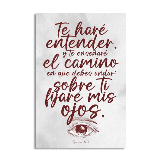 "PSALMS 32:8" decorative painting