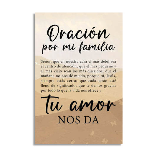 "PRAYER FOR MY FAMILY" decorative painting