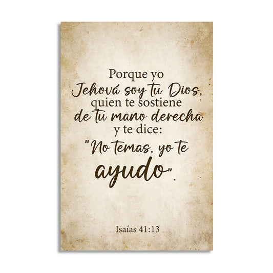 "ISAIAH 41:13" decorative painting