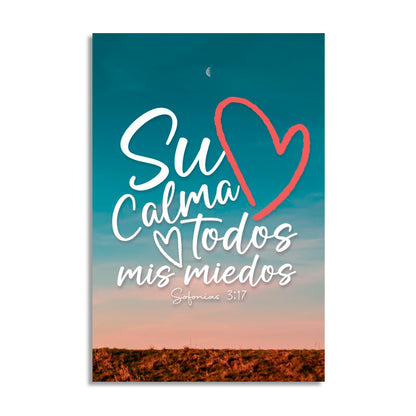 "SOFONÍAS 3:17" cuadro decorativo