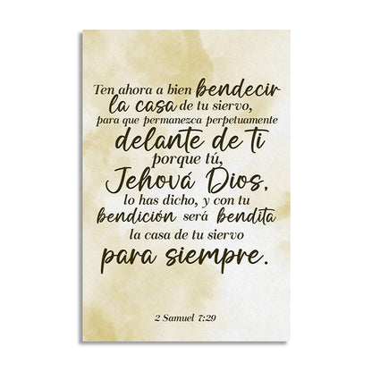 "2 SAMUEL 7:29" decorative painting