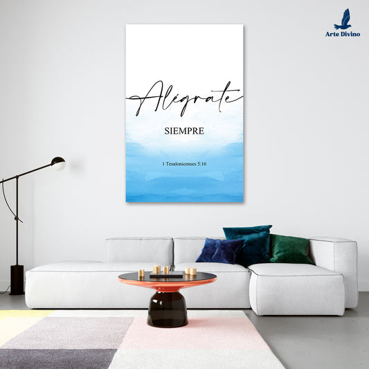 "REJOICE" decorative painting