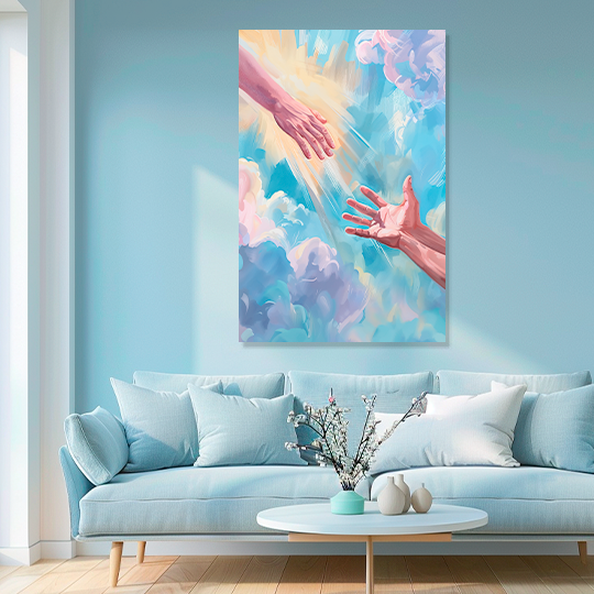 DIVINE CONNECTION (PSALM 143:6) DECORATIVE PICTURE