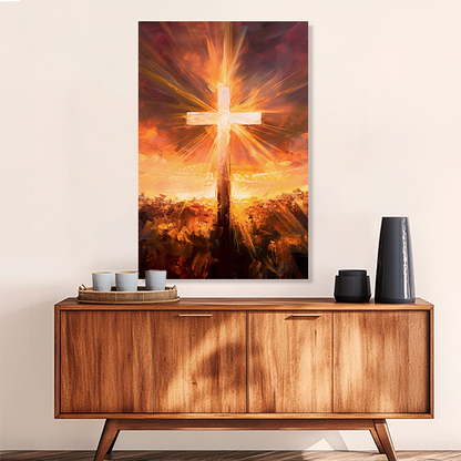 CROSS OF ETERNAL LIFE (JOHN 3:16) DECORATIVE PICTURE