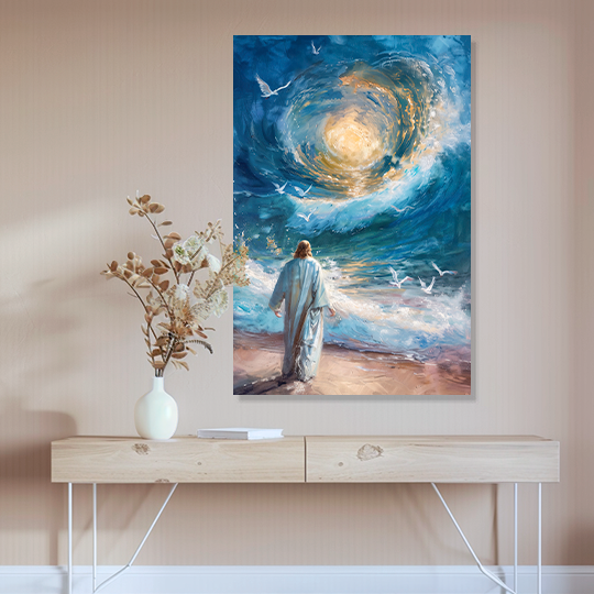 TOWARDS ETERNITY (EXODUS 14:21) DECORATIVE PICTURE