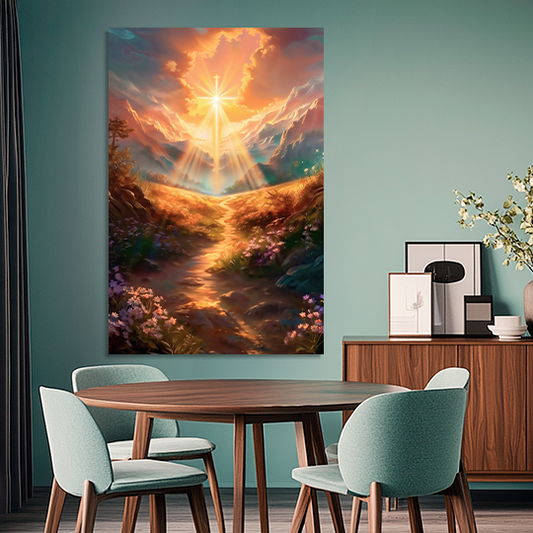 PATH OF LIGHT (ISAIAH 41:10) DECORATIVE PICTURE