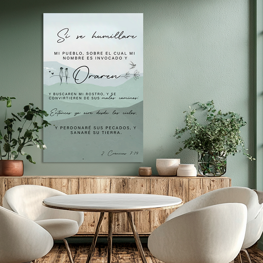 "2 CHRONICLES 7:14" decorative painting