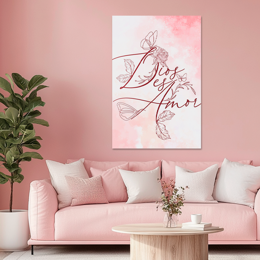 "GOD IS LOVE" decorative painting