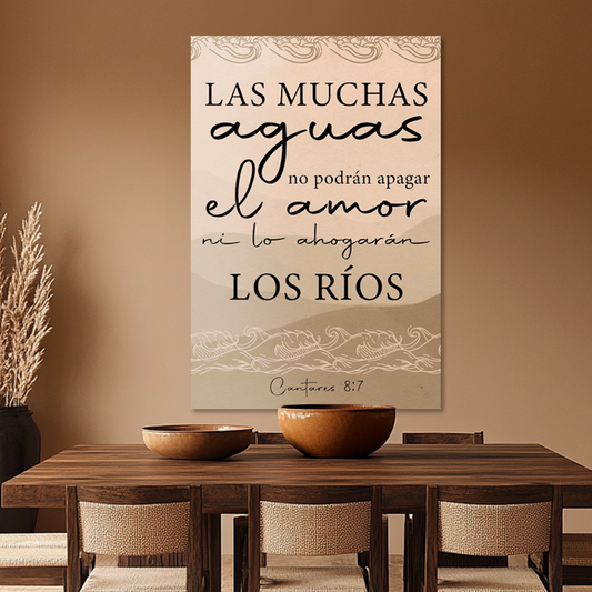 "SONGS 8:7" decorative painting