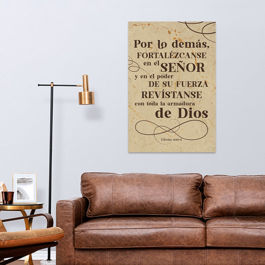 "EPHESIANS 6:10-11" decorative painting