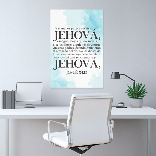 "JOSHUA 24:15" decorative painting