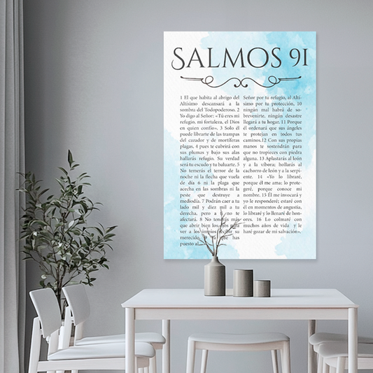 "PSALMS 91" decorative painting